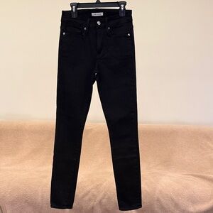Good American Jet Black Skinny Jeans